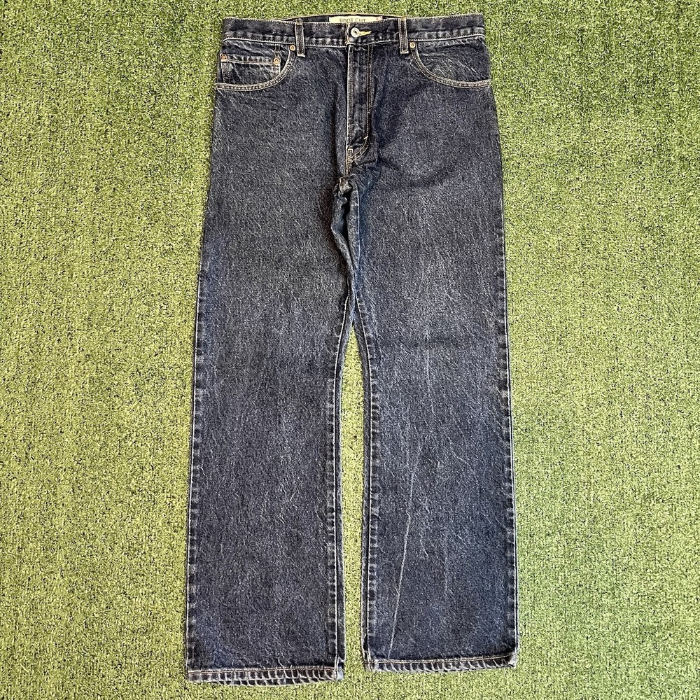 Levi's 517 Bootcut Jeans Mens 34x30 (Fits 34x30) Dark Wash Vintage Denim Y2K
